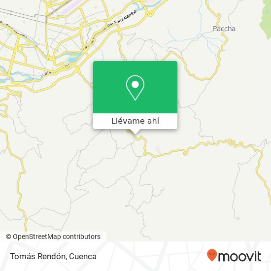 Mapa de Tomás Rendón