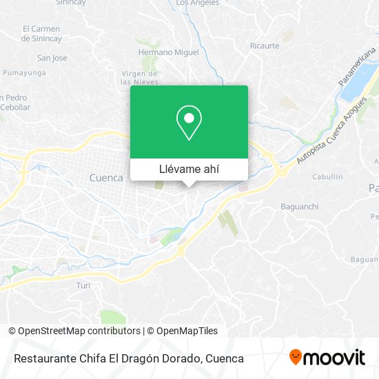 Mapa de Restaurante Chifa El Dragón Dorado