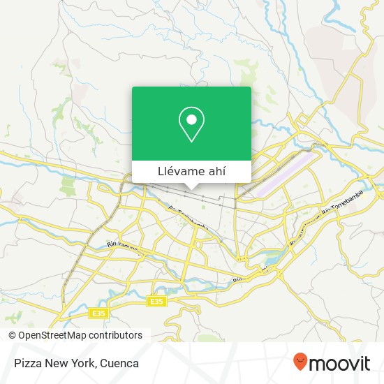 Mapa de Pizza New York