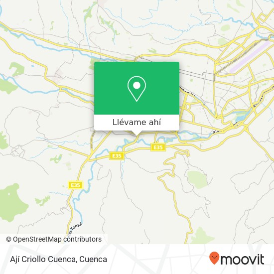 Mapa de Ají Criollo Cuenca