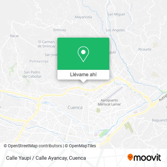 Mapa de Calle Yaupi / Calle Ayancay
