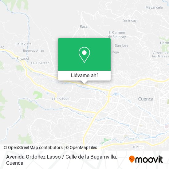 Mapa de Avenida Ordoñez Lasso / Calle de la Bugamvilla