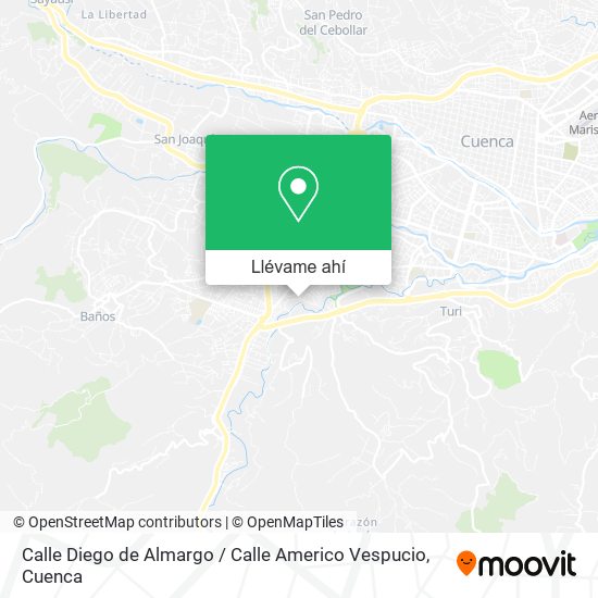 Mapa de Calle Diego de Almargo / Calle Americo Vespucio