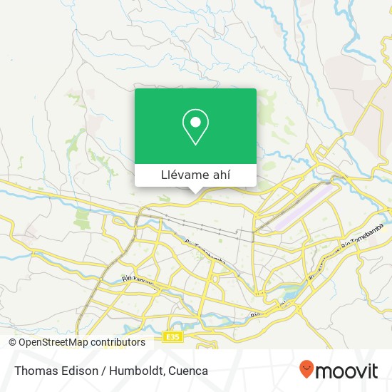 Mapa de Thomas Edison / Humboldt