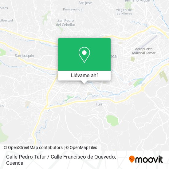 Mapa de Calle Pedro Tafur / Calle Francisco de Quevedo