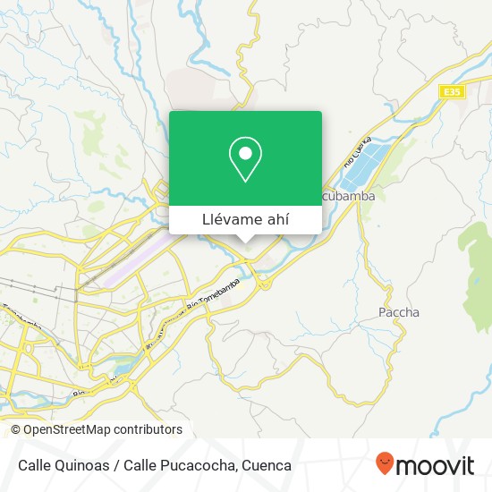 Mapa de Calle Quinoas / Calle Pucacocha
