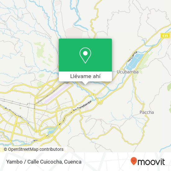 Mapa de Yambo / Calle Cuicocha
