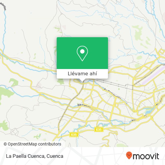Mapa de La Paella Cuenca