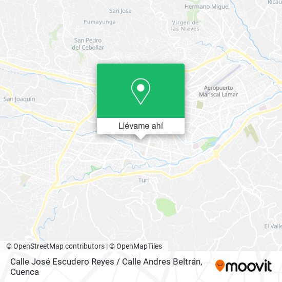 Mapa de Calle José Escudero Reyes / Calle Andres Beltrán