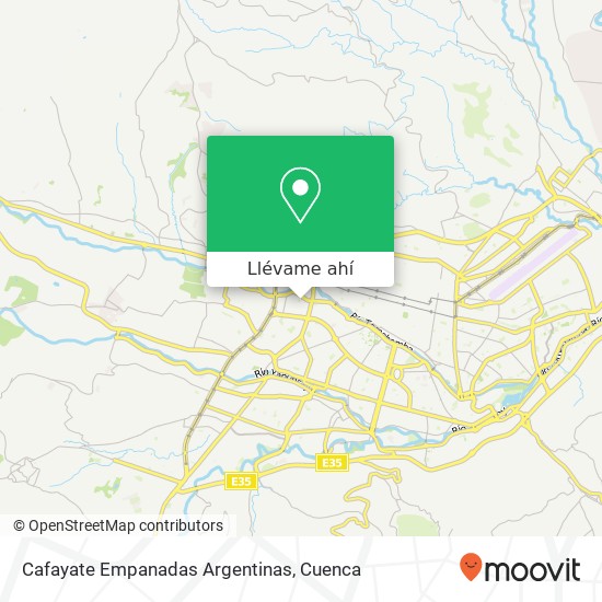 Mapa de Cafayate Empanadas Argentinas