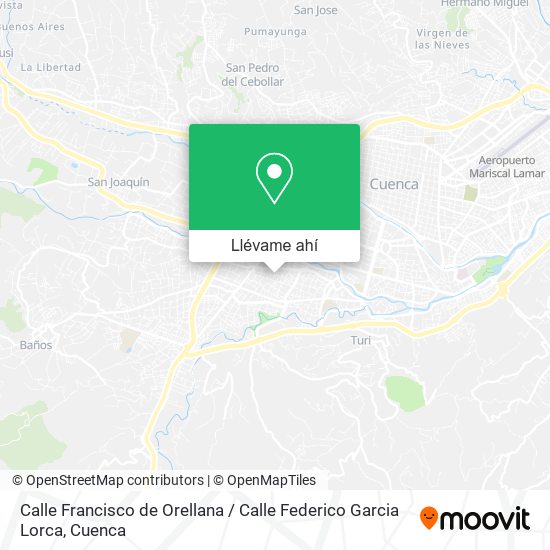 Mapa de Calle Francisco de Orellana / Calle Federico Garcia Lorca