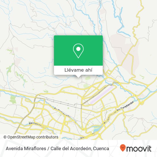 Mapa de Avenida Miraflores / Calle del Acordeón