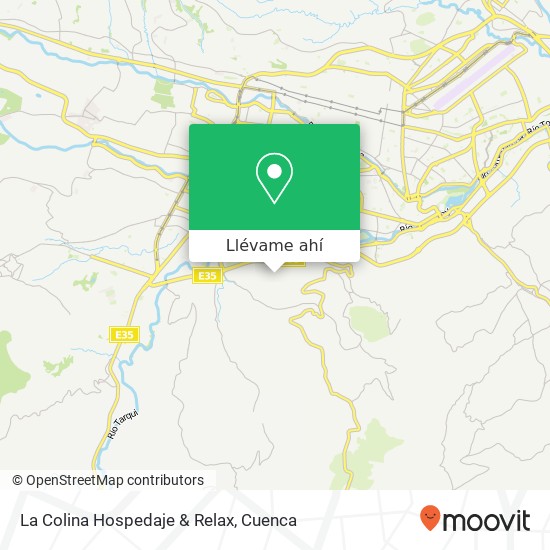 Mapa de La Colina Hospedaje & Relax