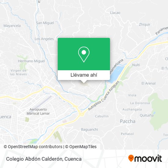Mapa de Colegio Abdón Calderón