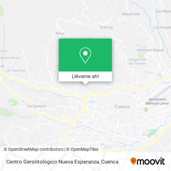 Mapa de Centro Gerontológico Nueva Esperanza
