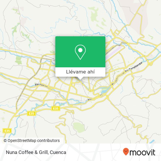 Mapa de Nuna Coffee & Grill