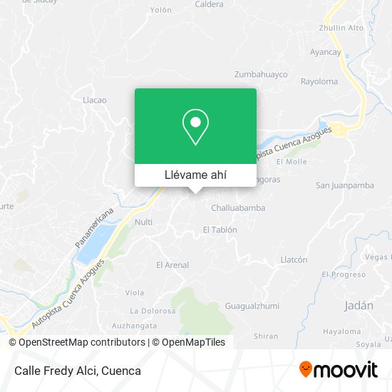 Mapa de Calle Fredy Alci
