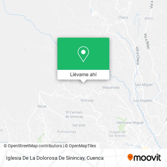 Mapa de Iglesia De La Dolorosa De Sinincay