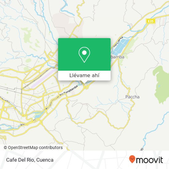 Mapa de Cafe Del Rio