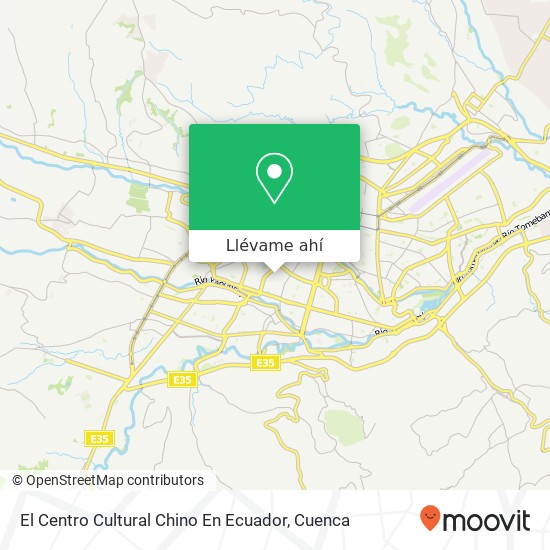 Mapa de El Centro Cultural Chino En Ecuador