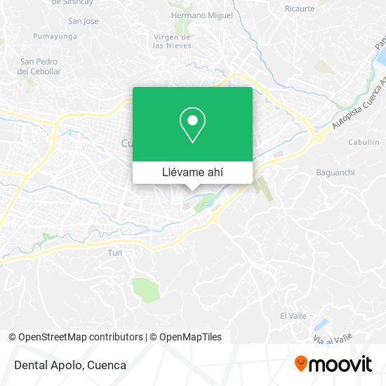 Mapa de Dental Apolo