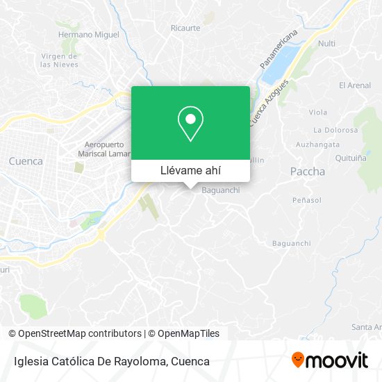 Mapa de Iglesia Católica De Rayoloma