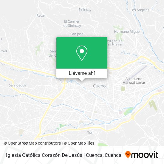 Mapa de Iglesia Católica Corazón De Jesús | Cuenca