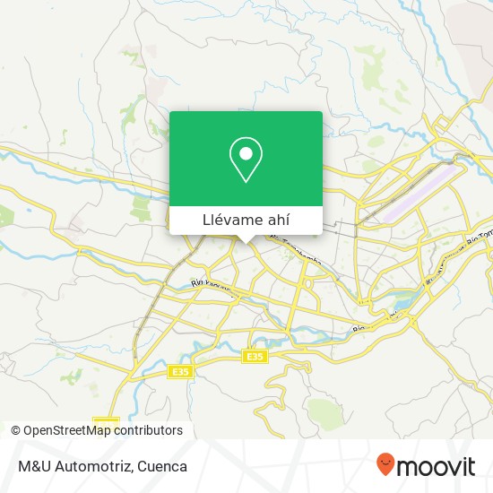 Mapa de M&U Automotriz