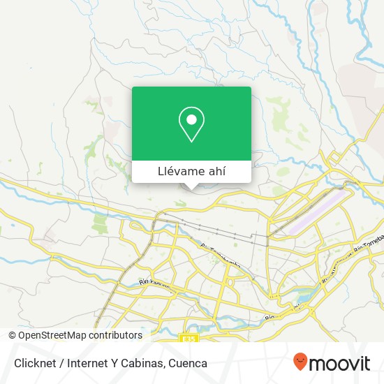 Mapa de Clicknet / Internet Y Cabinas