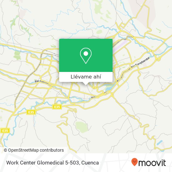 Mapa de Work Center Glomedical 5-503