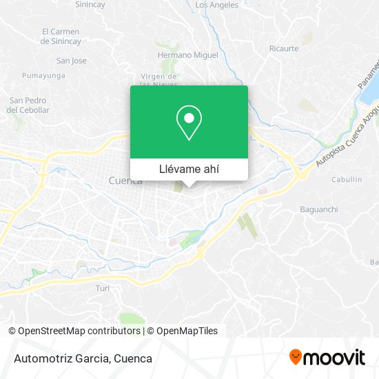 Mapa de Automotriz Garcia