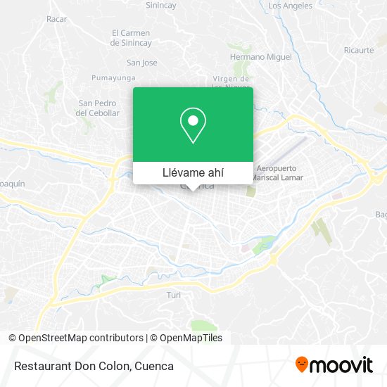 Mapa de Restaurant Don Colon