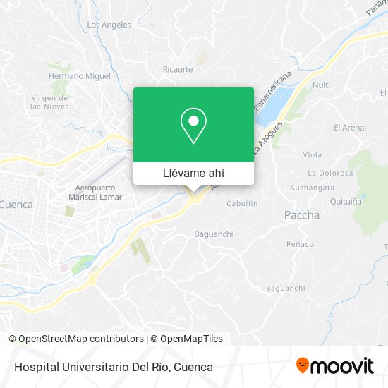 Mapa de Hospital Universitario Del Río