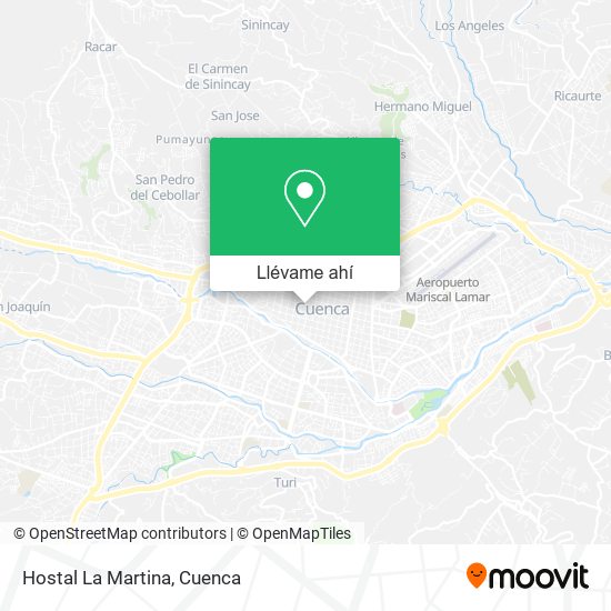 Mapa de Hostal La Martina