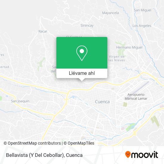 Mapa de Bellavista (Y Del Cebollar)