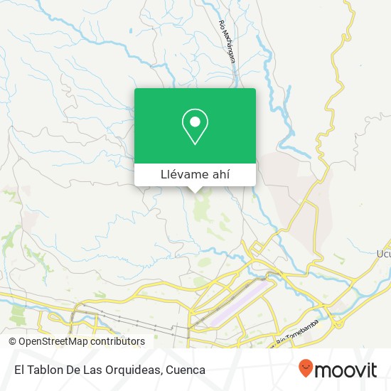 Mapa de El Tablon De Las Orquideas