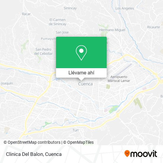 Mapa de Clinica Del Balon