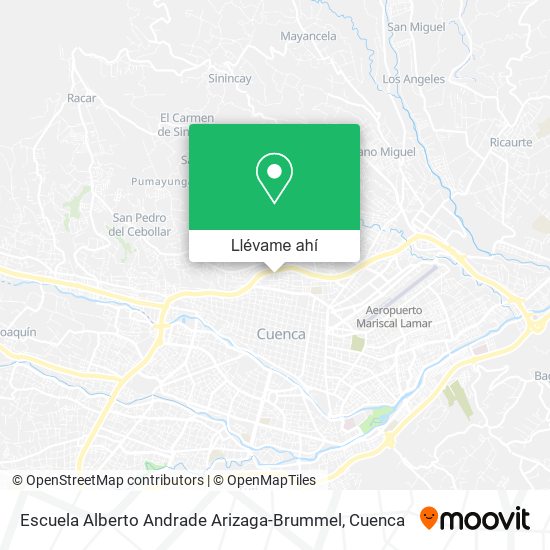 Mapa de Escuela Alberto Andrade Arizaga-Brummel