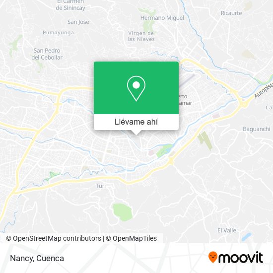 Mapa de Nancy