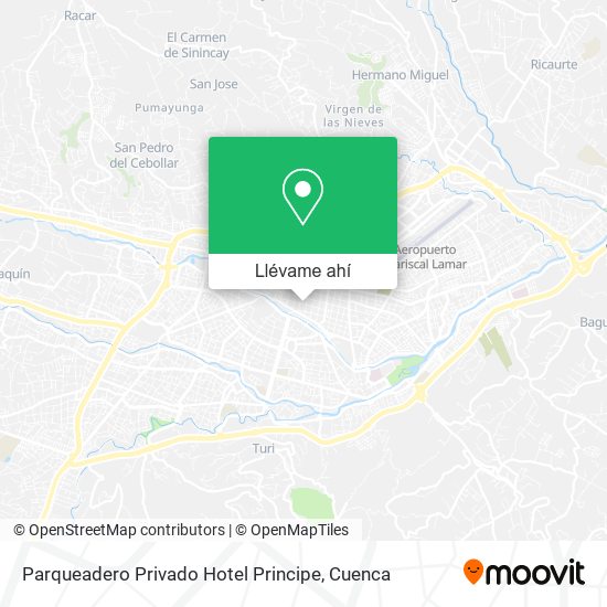 Mapa de Parqueadero Privado Hotel Principe