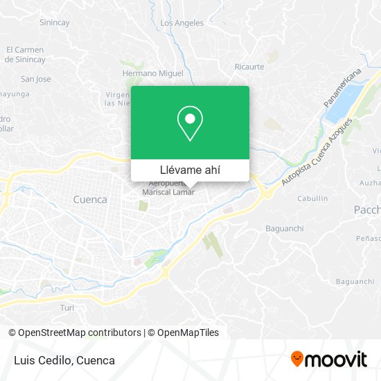 Mapa de Luis Cedilo