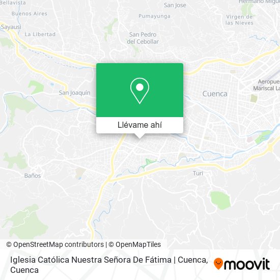 Mapa de Iglesia Católica Nuestra Señora De Fátima | Cuenca