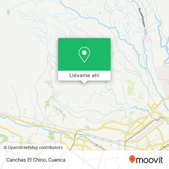 Mapa de Canchas El Chino