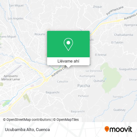 Mapa de Ucubamba Alto