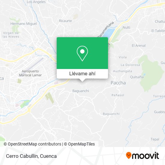 Mapa de Cerro Cabullín