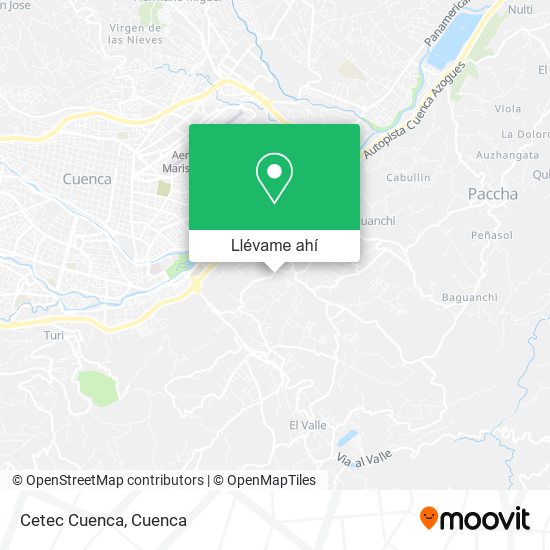 Mapa de Cetec Cuenca