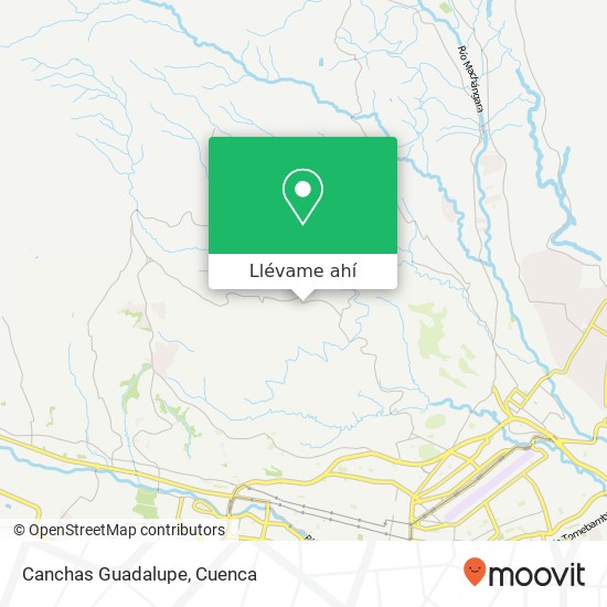 Mapa de Canchas Guadalupe