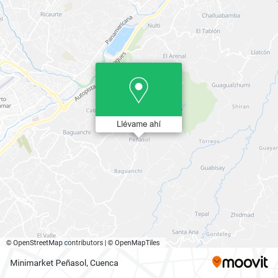 Mapa de Minimarket Peñasol