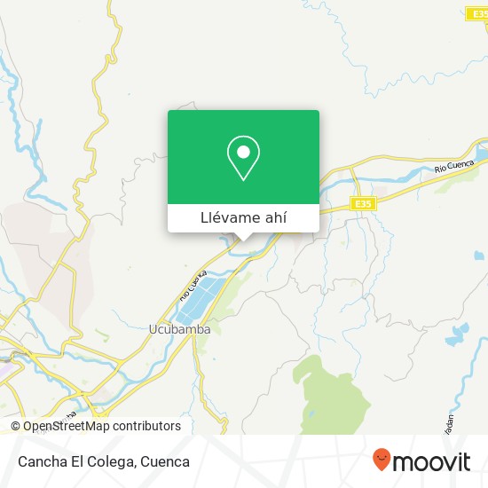 Mapa de Cancha El Colega