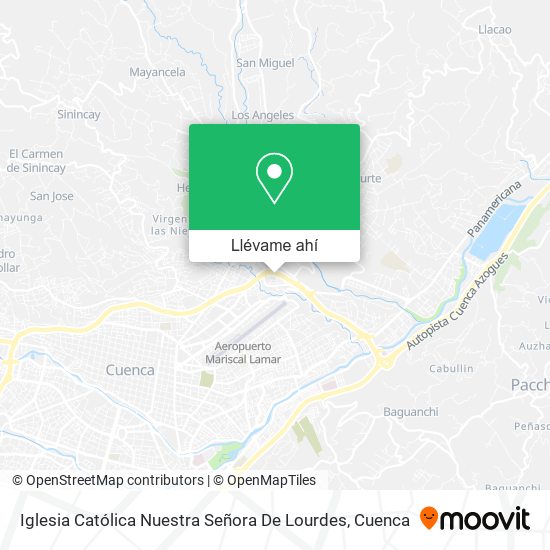 Mapa de Iglesia Católica Nuestra Señora De Lourdes